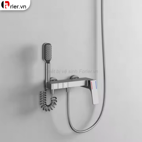 Sen Cây 3 Phím Đồng Thau Sơn Tĩnh Điện Xám FORLER