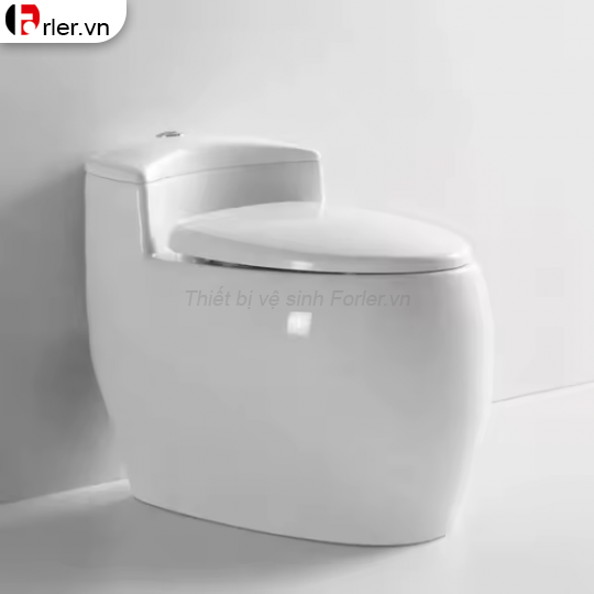 Bồn Cầu Trứng Trắng Men Sứ FORLER