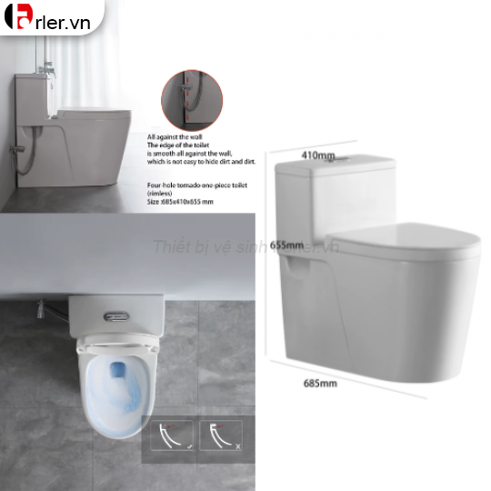 Bồn Cầu Một Khối BC25 FORLER