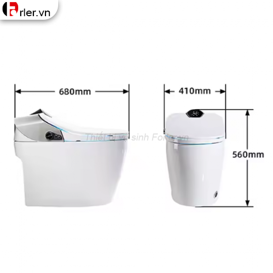 Bôn Cầu Điện Tử Thông Minh Hiện Đại FORLER
