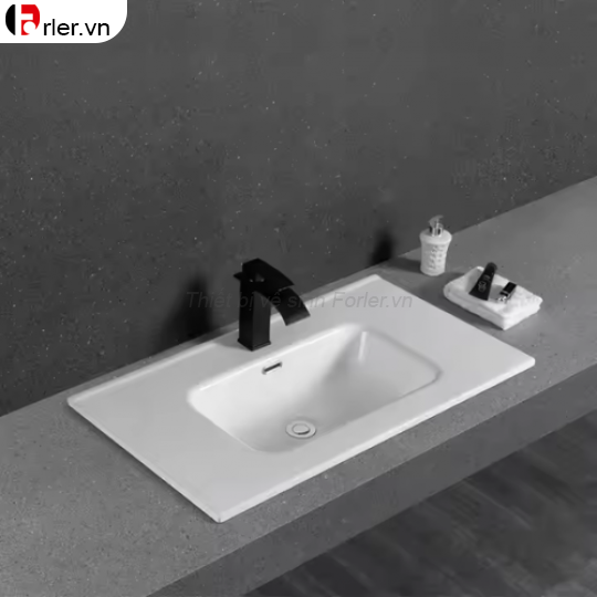 Chậu Lavabo Sứ Âm Bàn FORLER