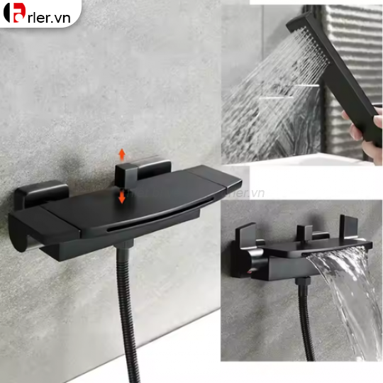 Sen Bồn Tắm Màu Đen Dạng Thác FORLER