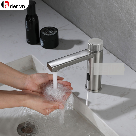Vòi Lavabo Cảm Ứng Inox 304 Mờ (FL-VLVB61) Forler