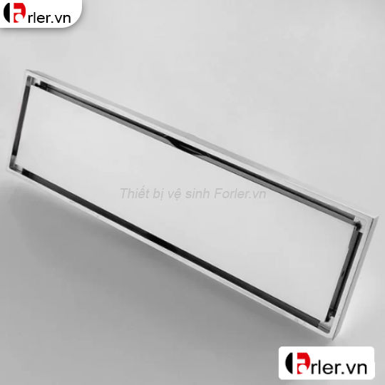 Phễu Thoát Sàn Đồng Thau Mạ Crome Chống Hôi Dài PS02 FORLER