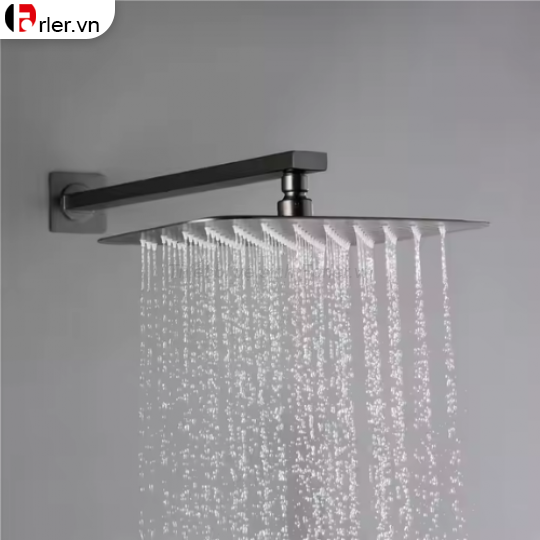 Sen Tắm Âm Tường Inox 304 Sơn Tĩnh Điện Xám FORLER