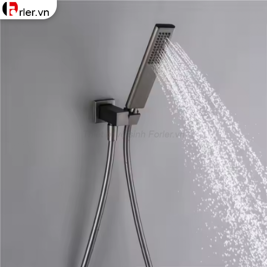 Sen Tắm Âm Tường Inox 304 Sơn Tĩnh Điện Xám FORLER