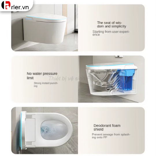 Bồn Cầu Treo Tường Thông Minh Mã 05 FORLER