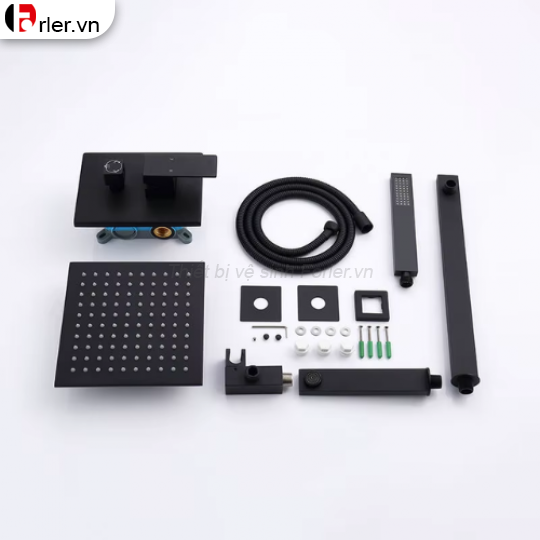 Sen Tắm Âm Tường Đồng Thau Sơn Tĩnh Điện Đen FORLER