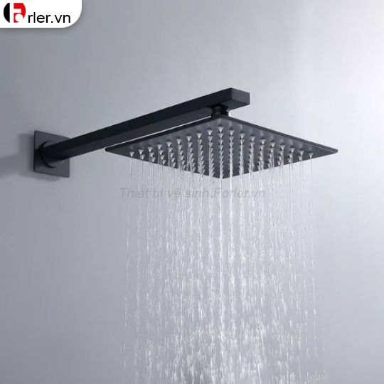 Sen Tắm Âm Tường Đồng Thau Sơn Tĩnh Điện Đen FORLER