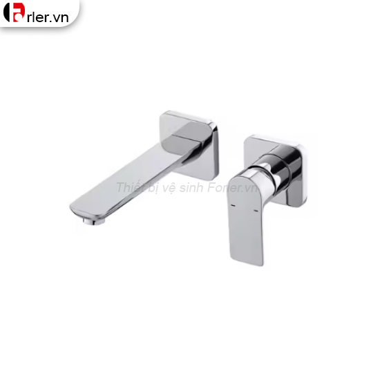 Vòi Lavabo Âm Tường Đồng Thau Mạ Crome 05 FORLER