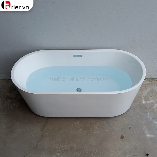 Bồn Tắm Nằm Oval Trắng Sứ Cao Cấp Forler