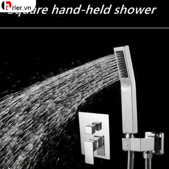 Sen Tắm Âm Tường Đồng Thau Mạ Crome FORLER