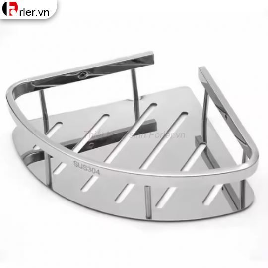 Kệ Góc Treo Tường Inox 1 TẦNG KG10 FORLER