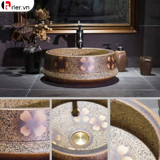 Lavabo Gốm Sứ Nghệ Thuật LB22 FORLER