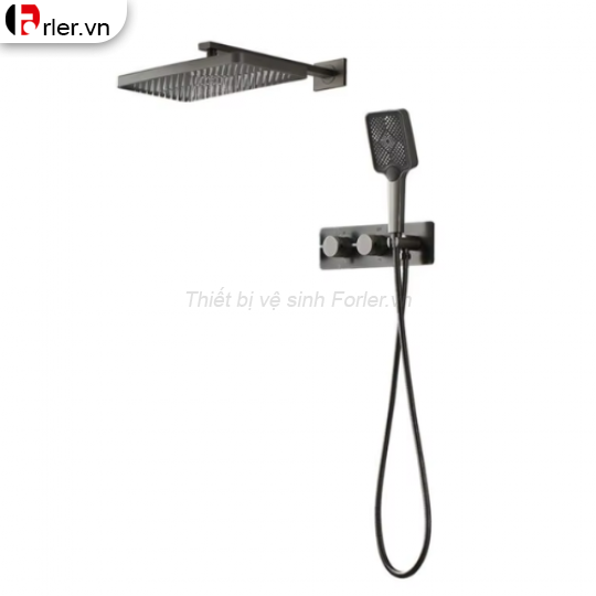 Sen Tắm Âm Tường Inox 304 Sơn Tĩnh Điện Xám (STAT04) FORLER