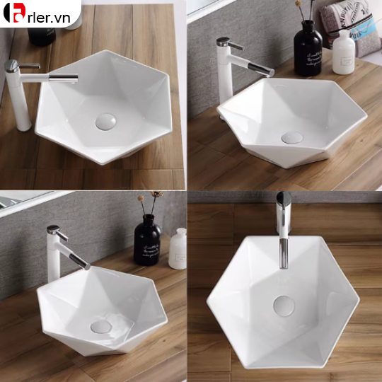 Chậu Lavabo Sứ Đặt Bàn Kim FORLER