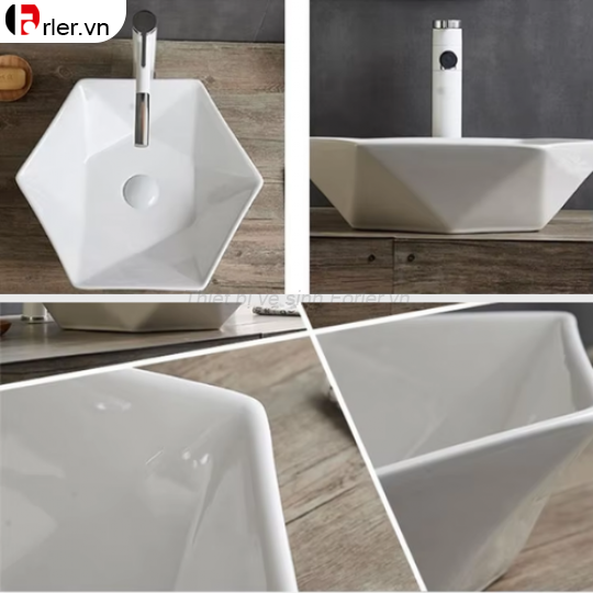 Chậu Lavabo Sứ Đặt Bàn Kim FORLER