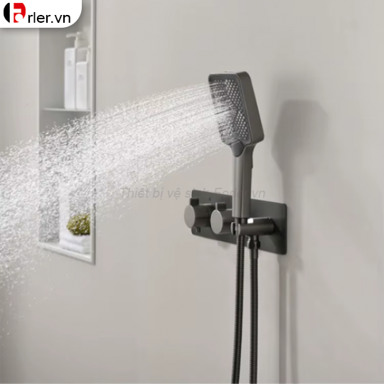 Sen Tắm Âm Tường Inox 304 Sơn Tĩnh Điện Xám (STAT04) FORLER