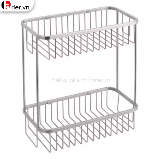 Kệ Treo Góc Nhà Tắm 2 Tầng Inox Cao Cấp FORLER