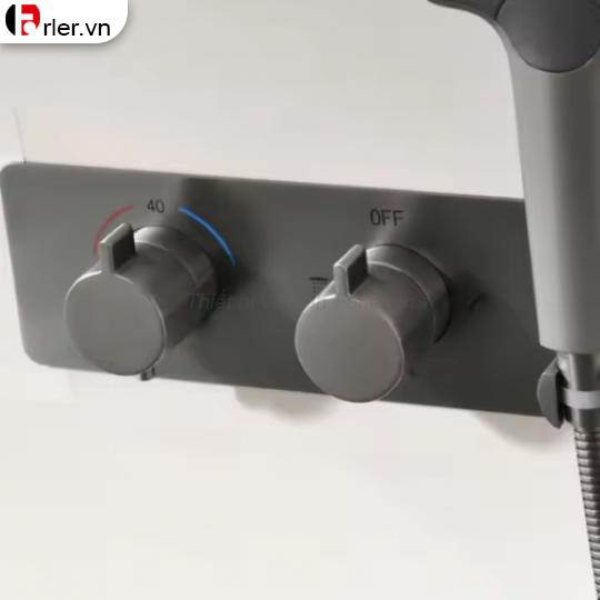 Sen Tắm Âm Tường Inox 304 Sơn Tĩnh Điện Xám (STAT04) FORLER
