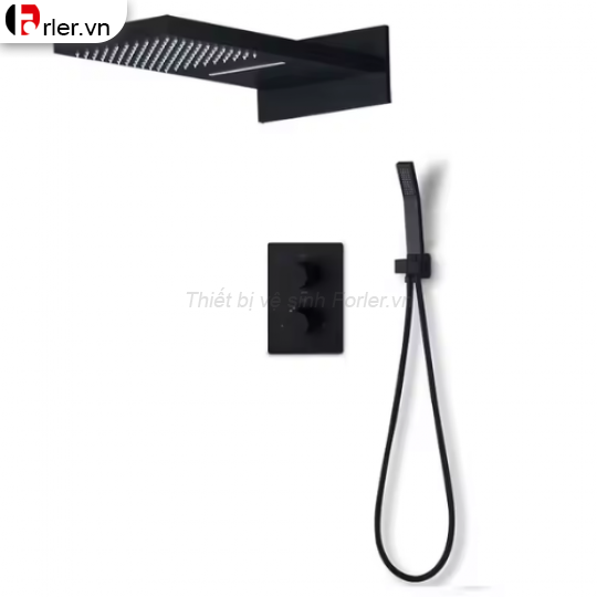 Sen Tắm Âm Tường Đồng Thau - Sơn Tĩnh Điện Đen mã 05 FORLER