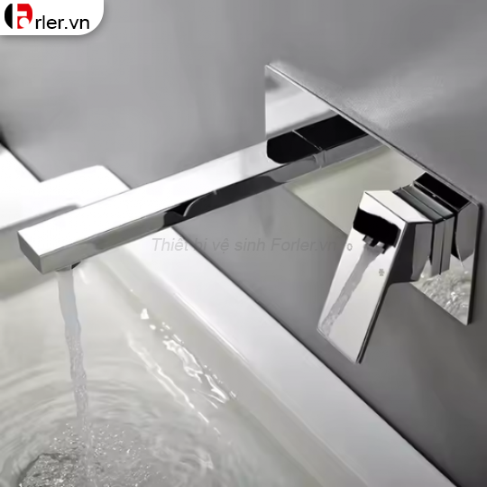 Vòi Lavabo Nóng Lạnh Âm Tường FORLER
