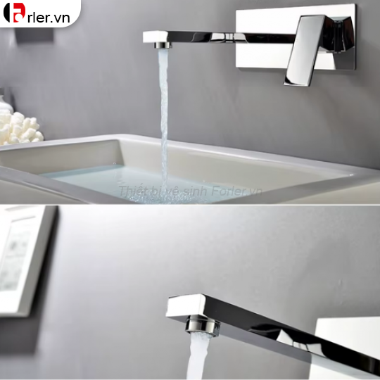Vòi Lavabo Nóng Lạnh Âm Tường FORLER