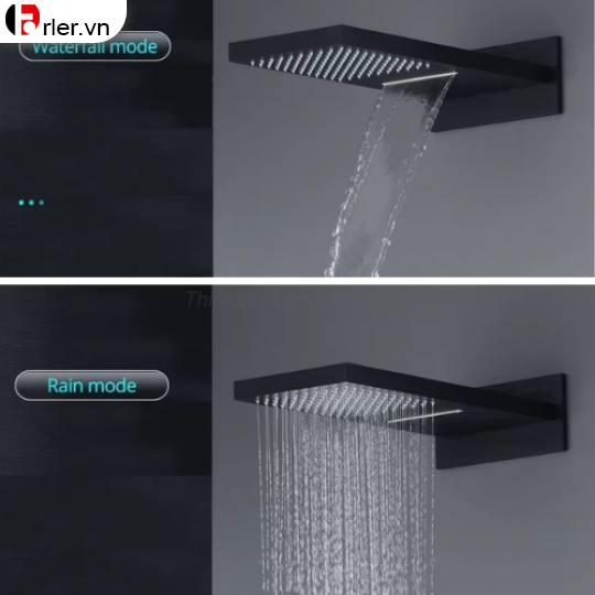 Sen Tắm Âm Tường Đồng Thau - Sơn Tĩnh Điện Đen mã 05 FORLER