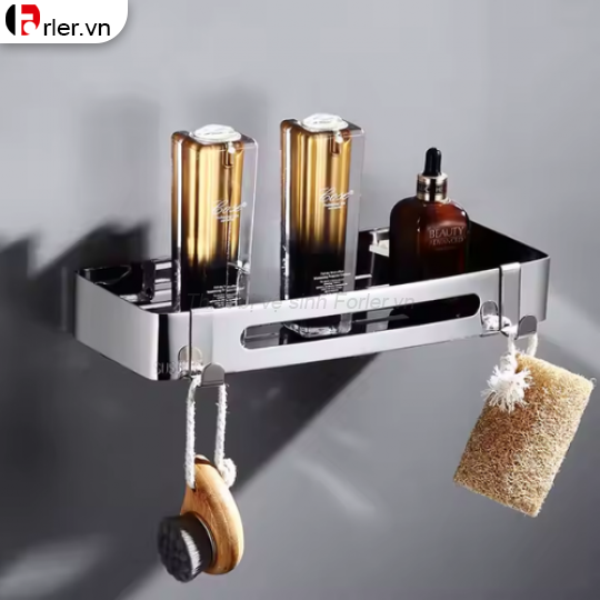 Kệ Treo Tường Thẳng 1 Tầng INOX 304 FORLER