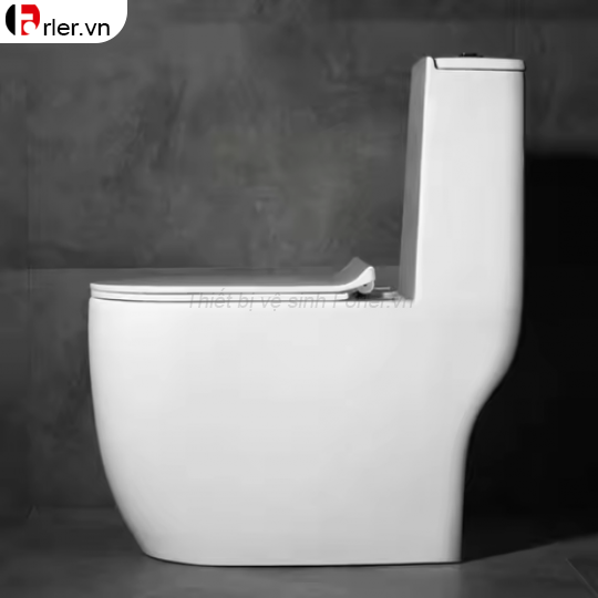 Bồn Cầu 1 Khối Men Sứ Trắng Phủ Nano Cao Cấp FORLER