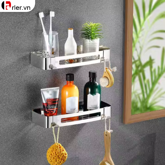 Kệ Treo Tường Thẳng 1 Tầng INOX 304 FORLER