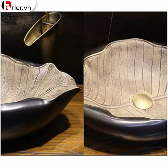 Lavabo Sứ Nung Chiếc Lá FORLER