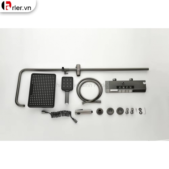 Sen Cây Tắm Đứng Đồng Thau Sơn Tĩnh Điện Xám Hiển Thị Nhiệt Độ Forler