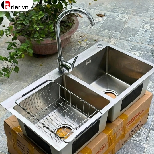 Chậu Rửa Chén Inox 304 2 Hộc Độ Dày 3.5mm Forler