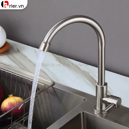 Vòi rửa chén Lạnh Inox SUS 304 FORLER