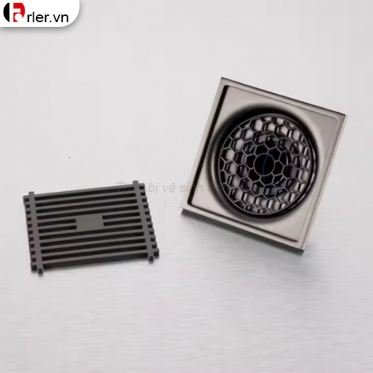 Phễu Sàn 15x15 Đuôi Đồng Màu Xám FORLER