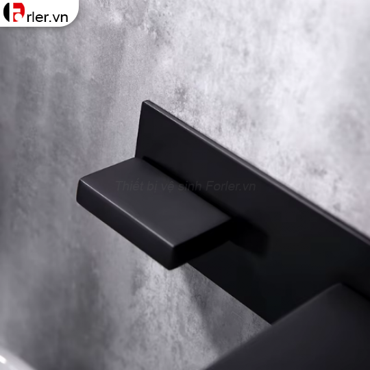 Vòi Lavabo Âm Tường Màu Đen FORLER