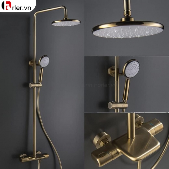 Sen Cây Tắm Nóng Lạnh Vàng Đồng Forler-  A25
