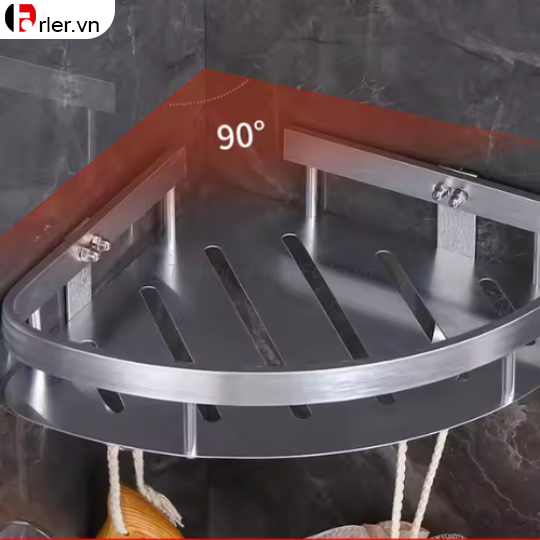 Kệ Góc Treo Tường Inox 304 KG07 FORLER