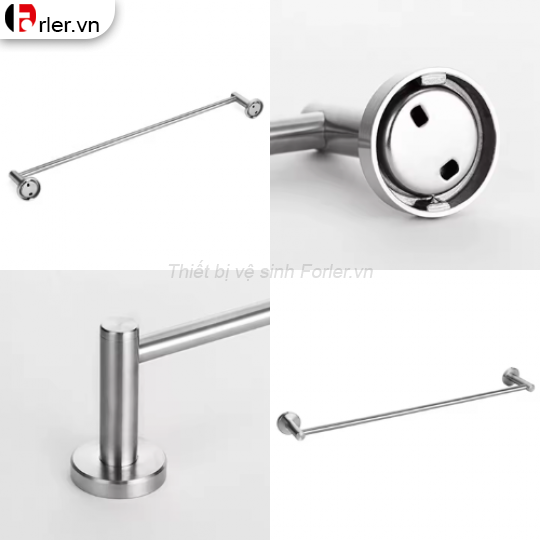 Máng Khăn Đơn Inox 304 Bóng FORLER