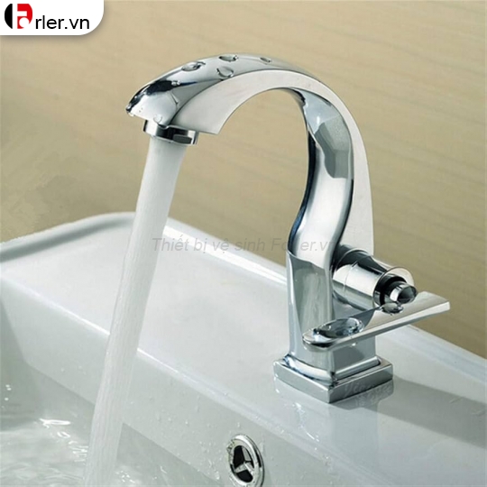 Vòi Lavabo Thiên Nga Lạnh Mạ Bóng Forler 