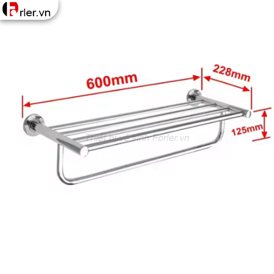 Máng Khăn Đồng Mạ Crome Bóng MK04 FORLER