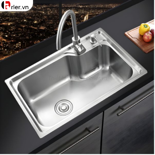 Chậu Rửa Chén 1 Hộc Inox 304 (CRC10) FORLER
