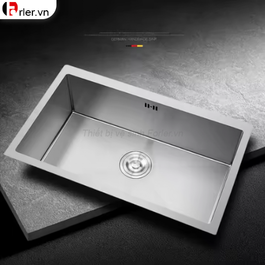 Chậu Rửa Chén 1 Hộc INOX 304 Âm Bàn Dày 3mm FORLER