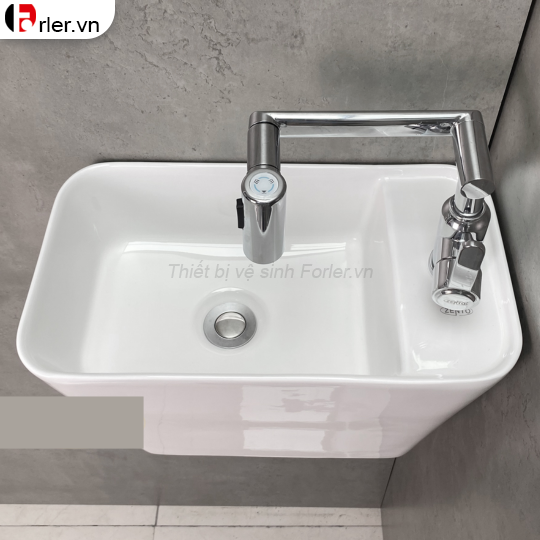 Chậu Treo Tường Lavabo Trắng Sứ FL-LVB36 Forler