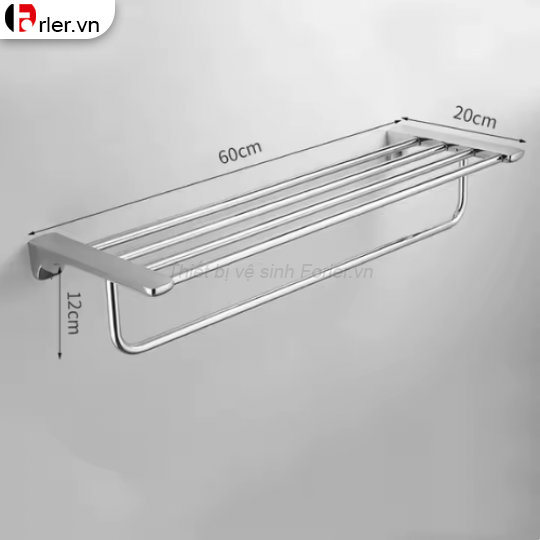 Máng Khăn INOX 304 Mạ Crome MK06 FORLER