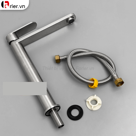 Vòi Lavabo Lạnh Dương Bàn Inox Mờ (FL-VLVB46) Forler
