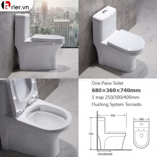 Bồn Cầu Một Khối BC19 FORLER