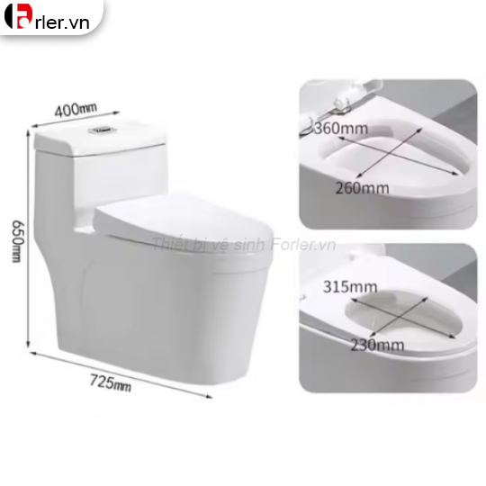 Bồn Cầu Một Khối BC20 FORLER