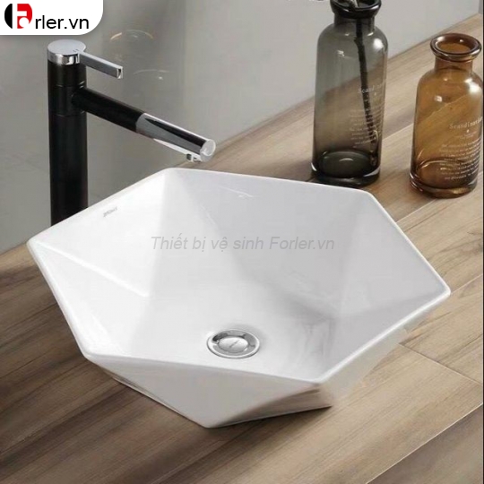 Chậu Lavabo Sứ Đặt Bàn Kim Forler 